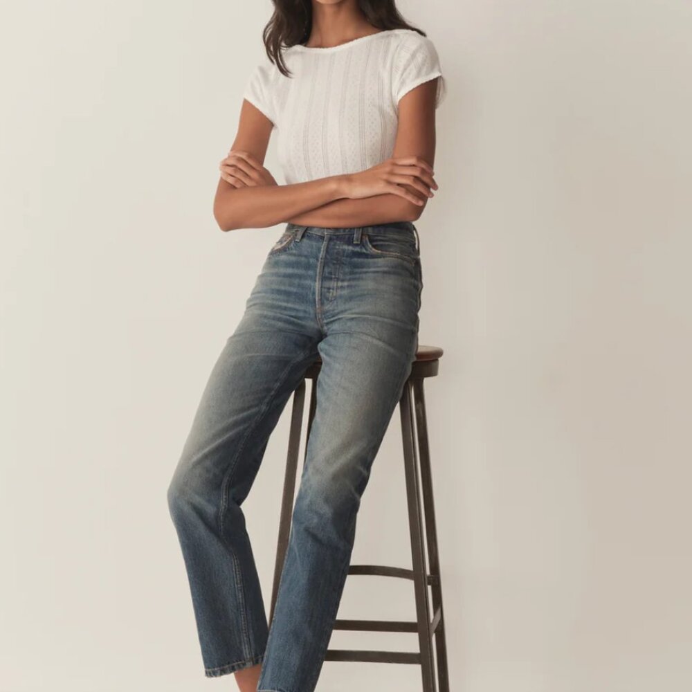 DOEN Diana Denim in Trouville Wash Size 26